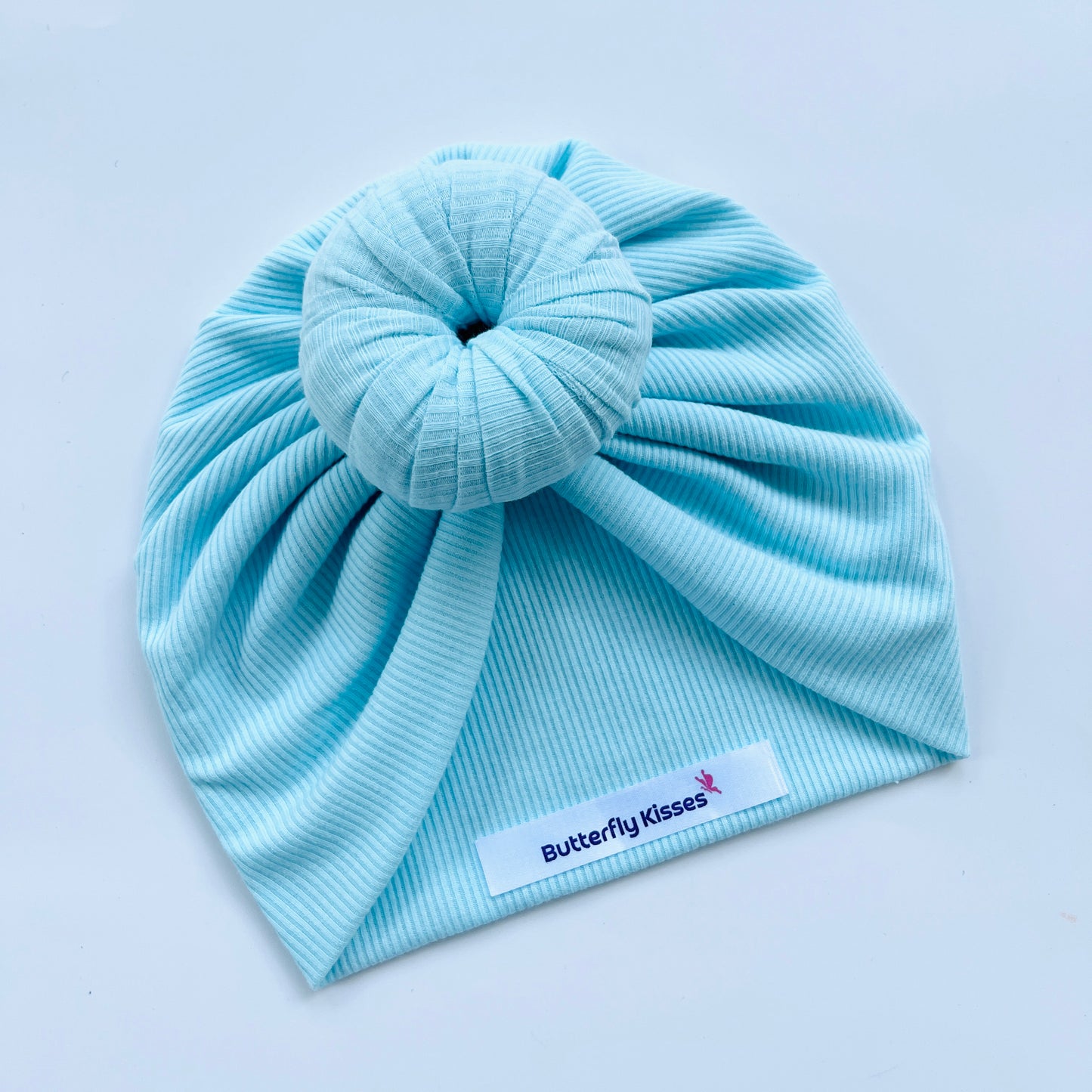 Light Blue Baby Turban Hats
