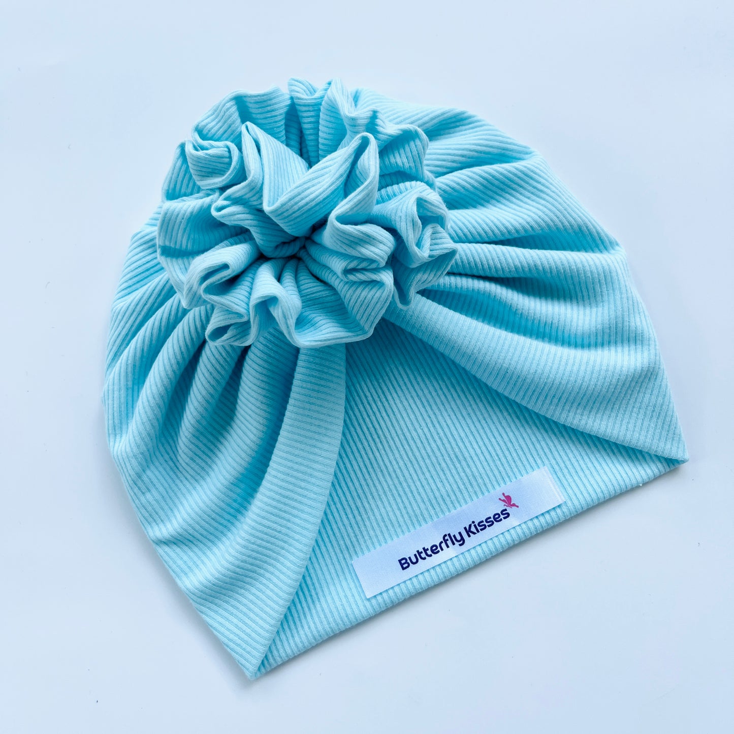 Light Blue Baby Turban Hats