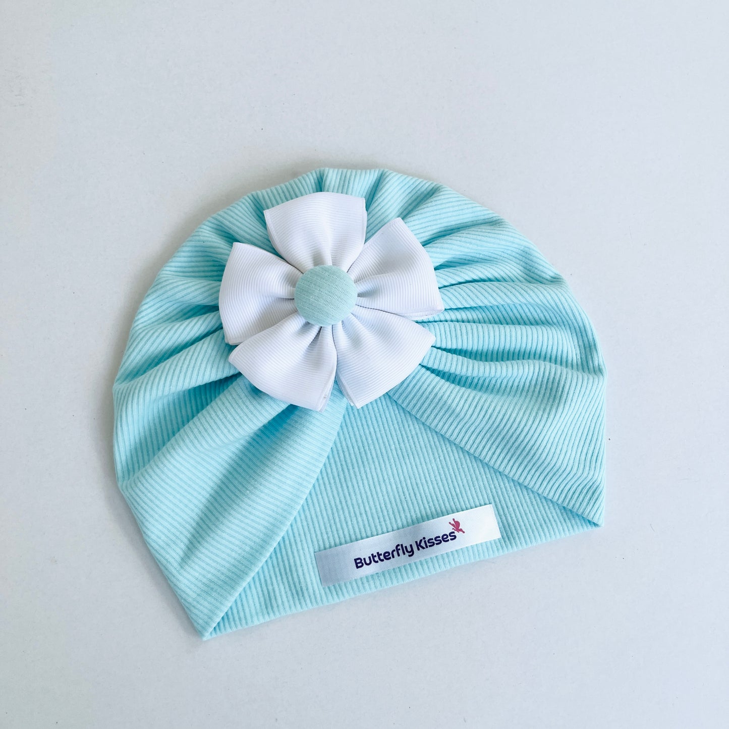 Soft & Stylish Baby Turban with Ribbon Flower