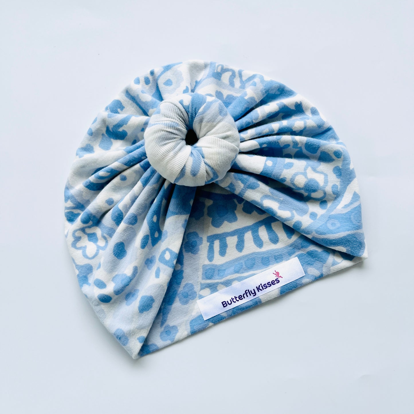 Sky Blossom Donut Design Baby Turban Hat