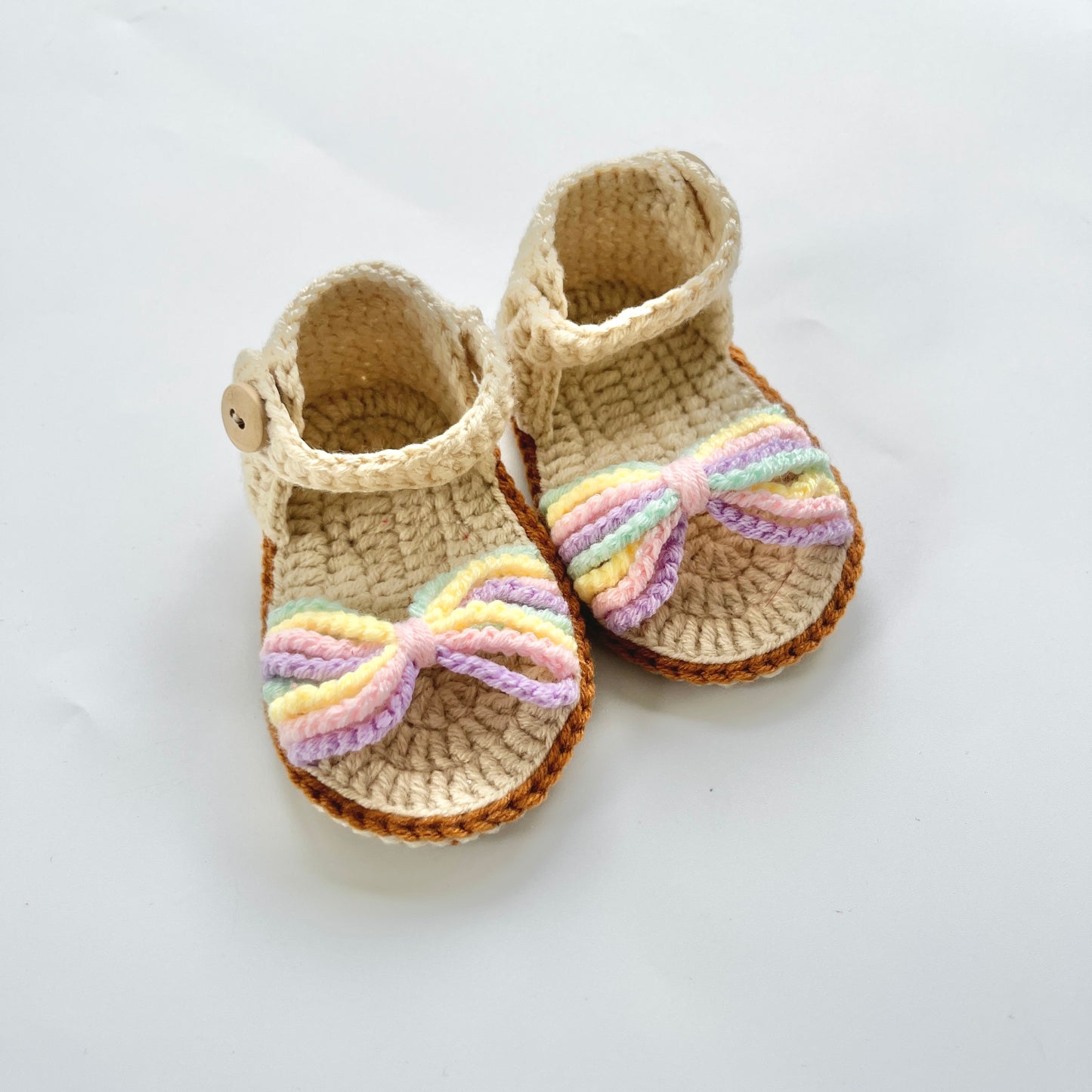 Aurora Luxe Baby Girl Crochet Sandals