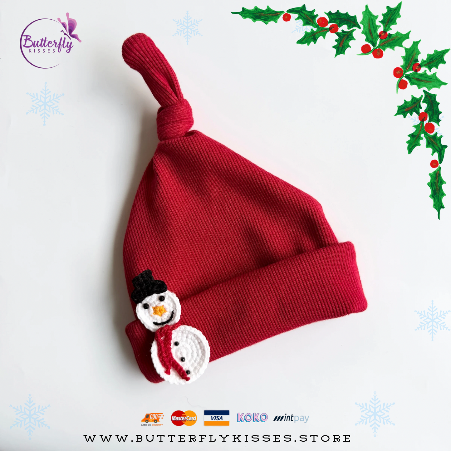 Christmas Knotted Hat – Crochet Character Edition