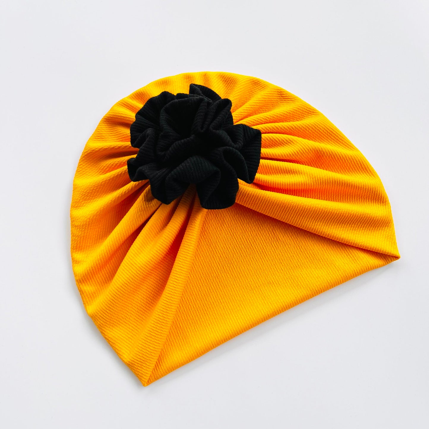 Marigold Colour Baby Turban Hat