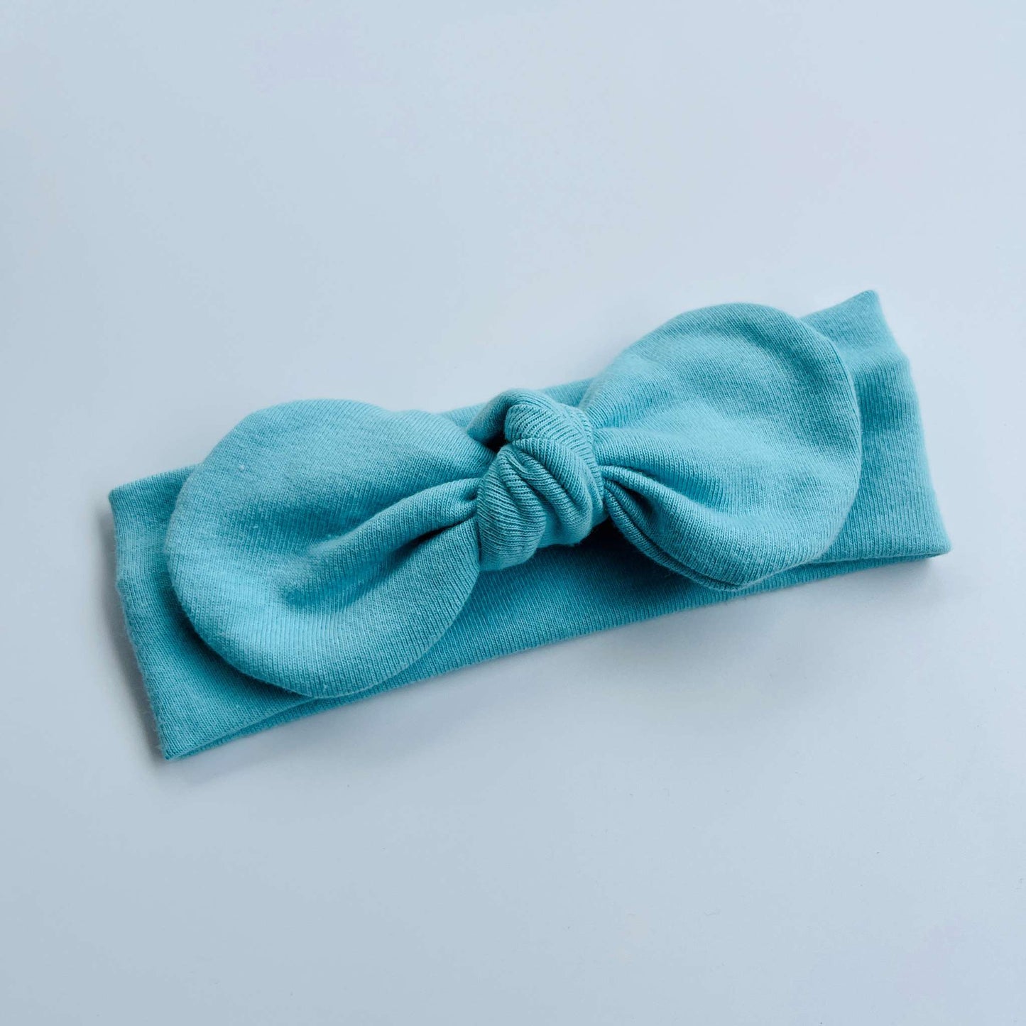 Solid Colour Headband with Round Bow