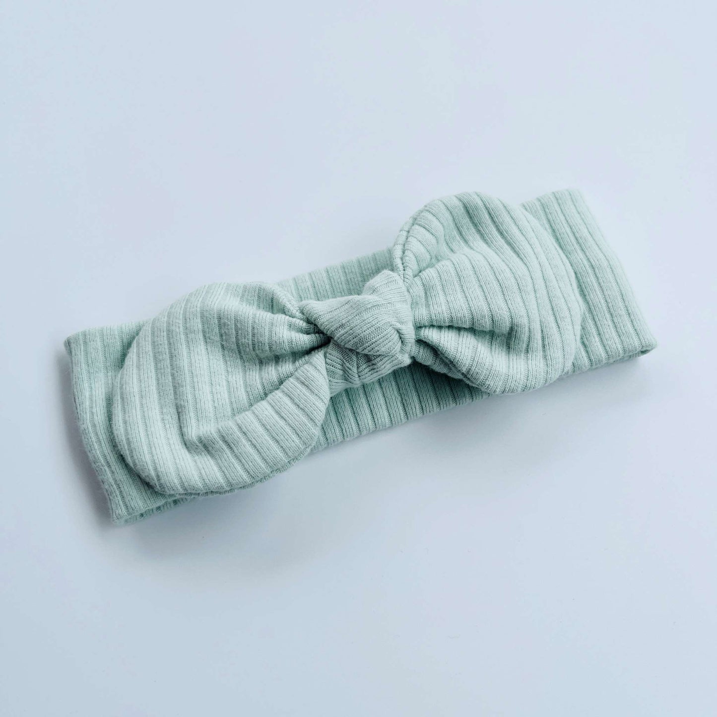 Solid Colour Headband with Round Bow
