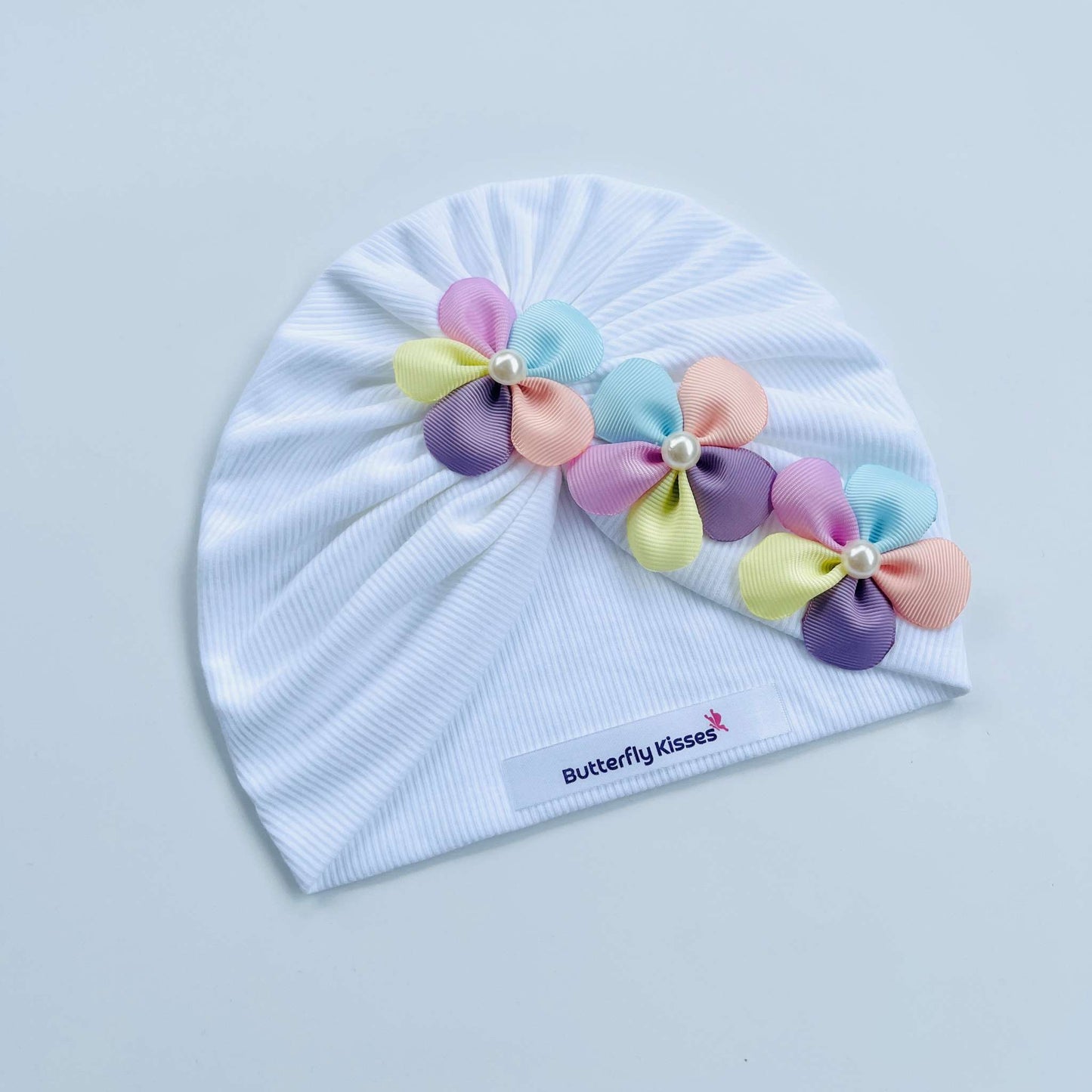 Triple Flower Premium Baby Turban