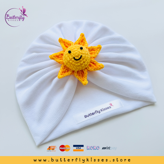 Avurudu Baby Turban – Sunshine Crochet Design | Sinhala Tamil New Year Baby Turban