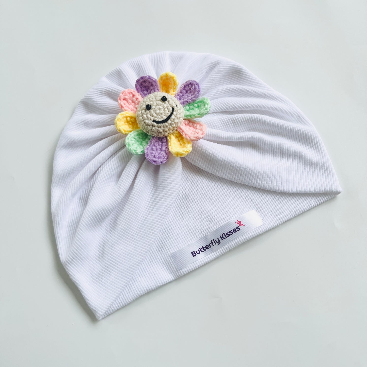 Baby Girl Sunshine Flower Turban Hat