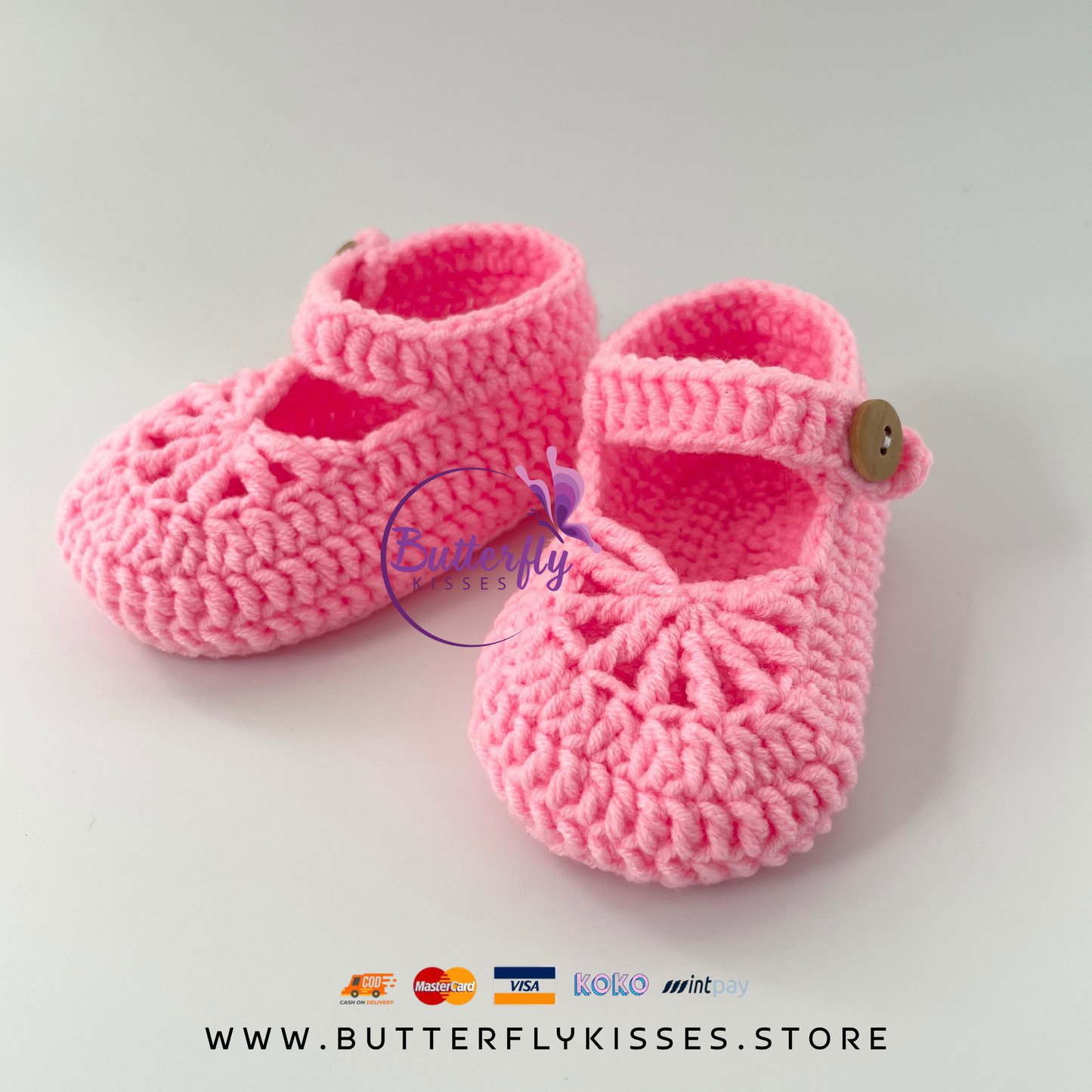 Woven Web Booties – Handcrafted Crochet Baby Shoes