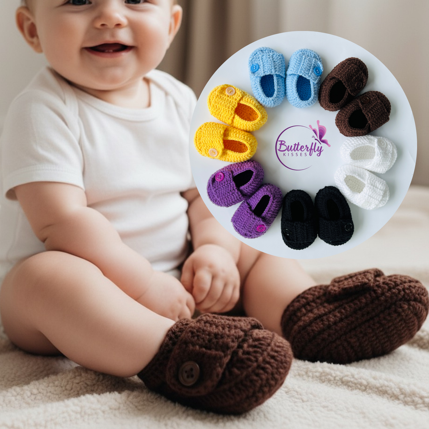 CuddleStep Handmade Crochet Booties