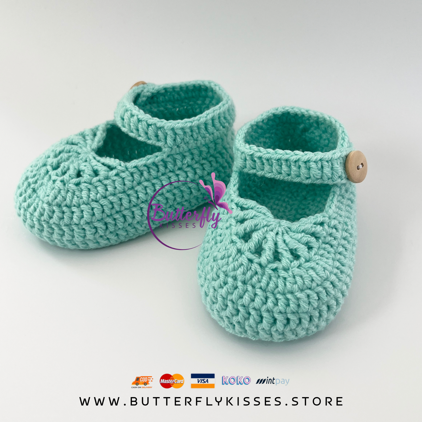 Woven Web Booties – Handcrafted Crochet Baby Shoes