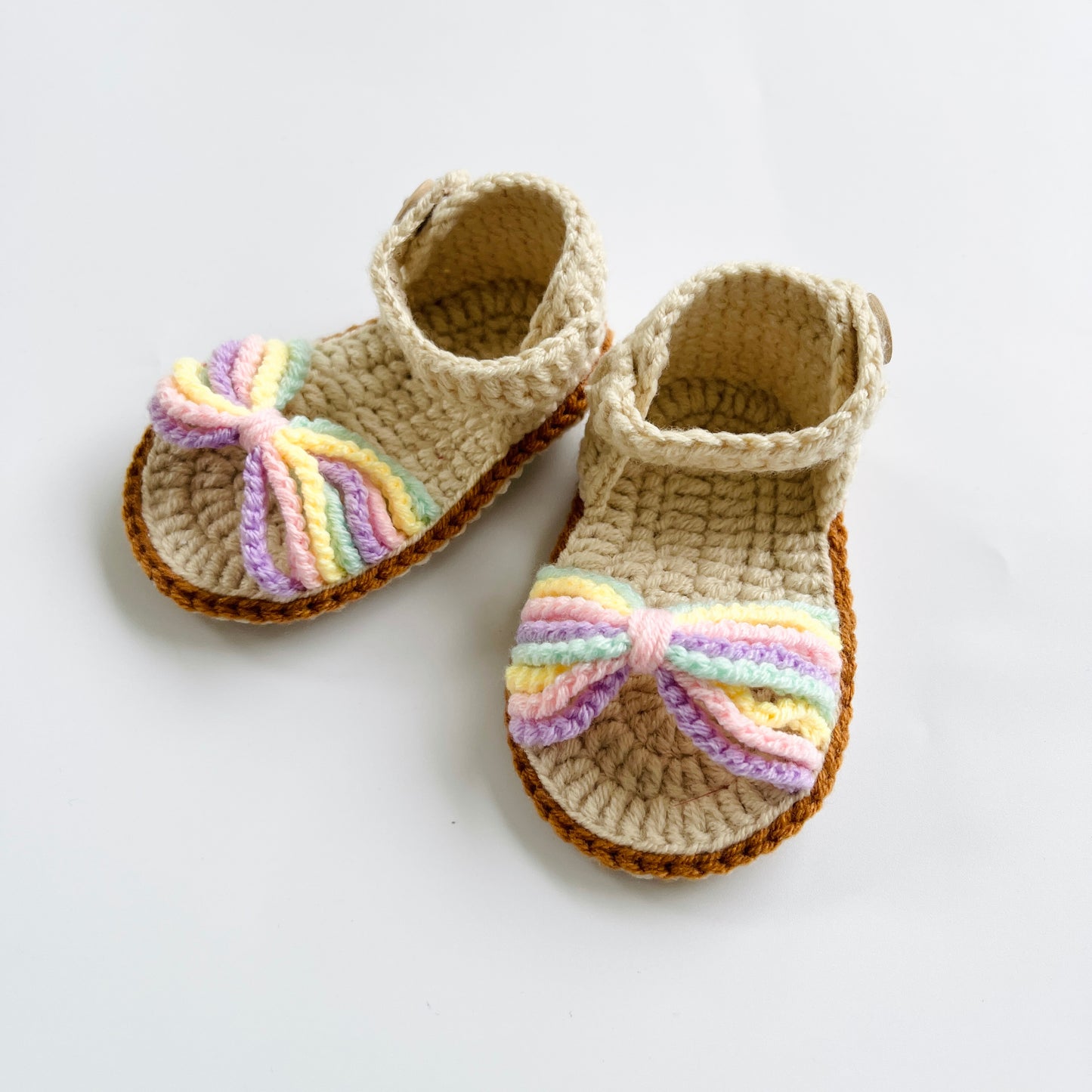 Aurora Luxe Baby Girl Crochet Sandals