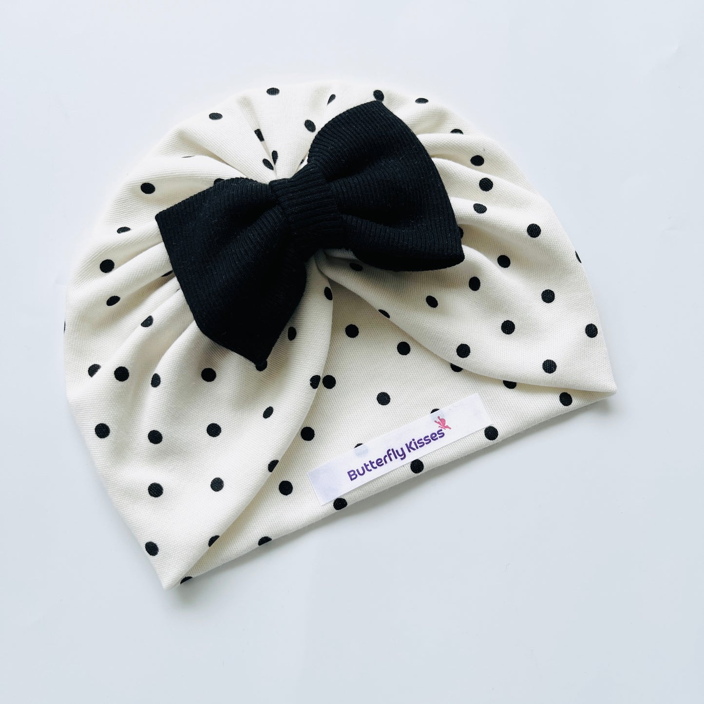 Polka Charm Bow Turban