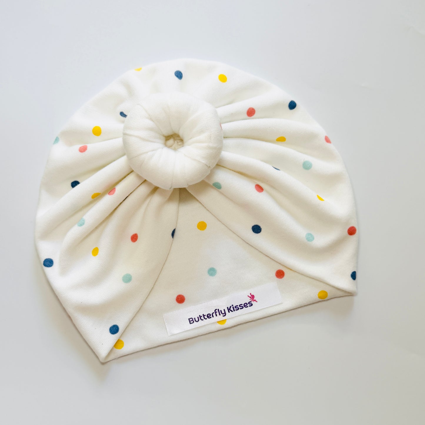 Baby Boy Sprinkle Dot Knot Turban – Cotton Beanie Cap