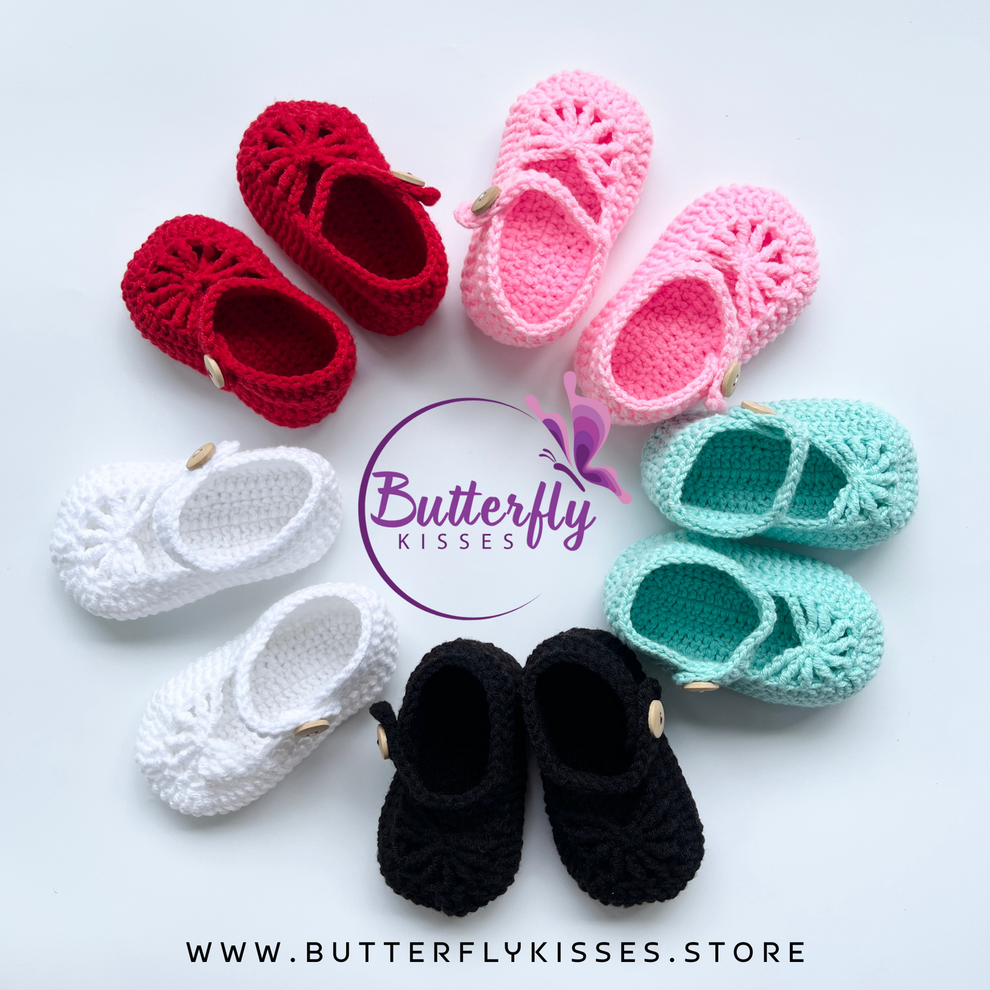 Woven Web Booties – Handcrafted Crochet Baby Shoes