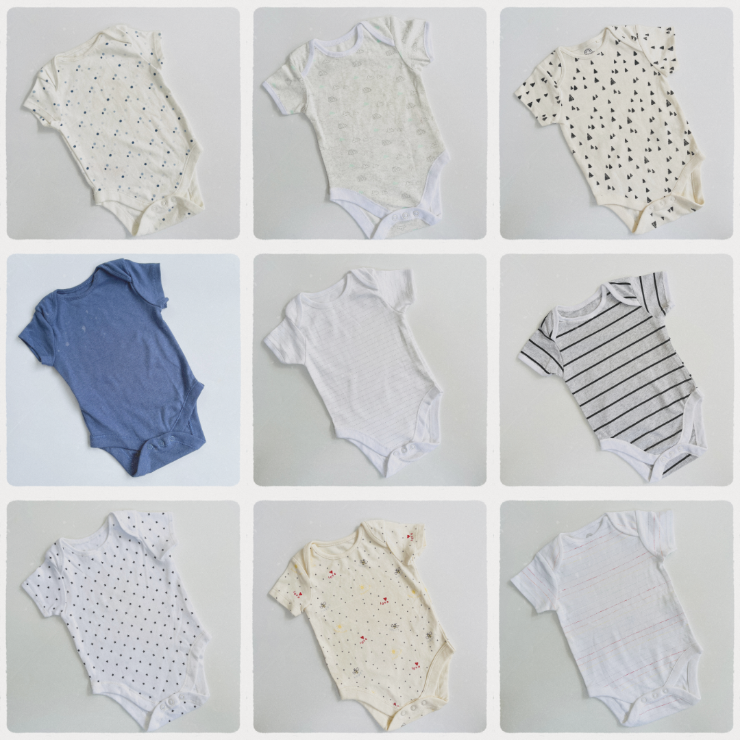 3-6 Months - Soft & Comfy Unisex Baby Bodysuits Vol. 01