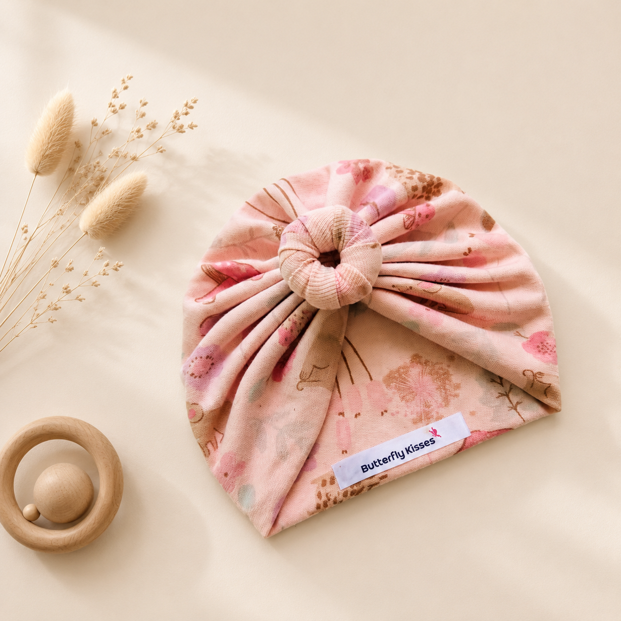 Blush Explorer Knot Turban | Handmade Baby Headwrap