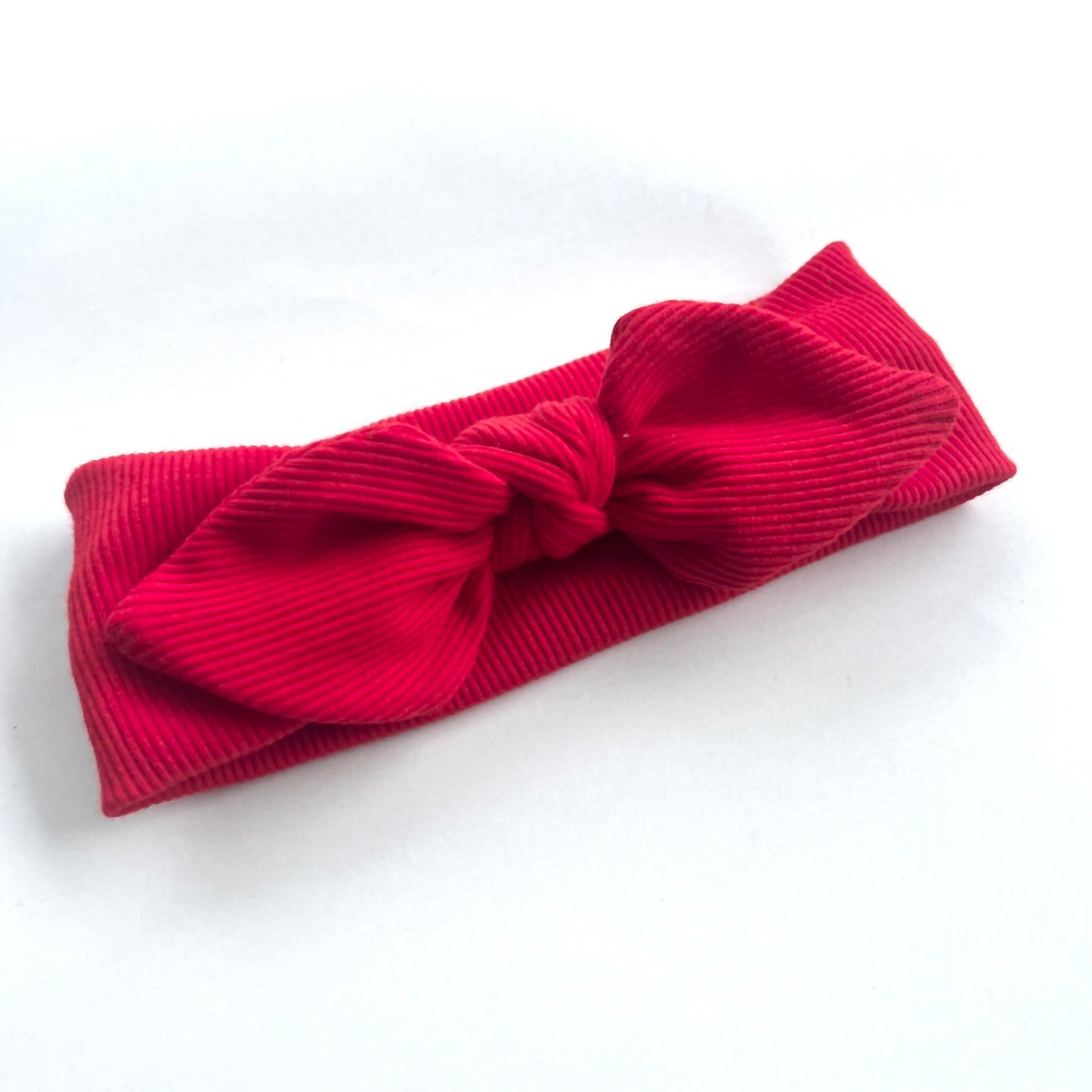 Plain colour classic bunny knot headband