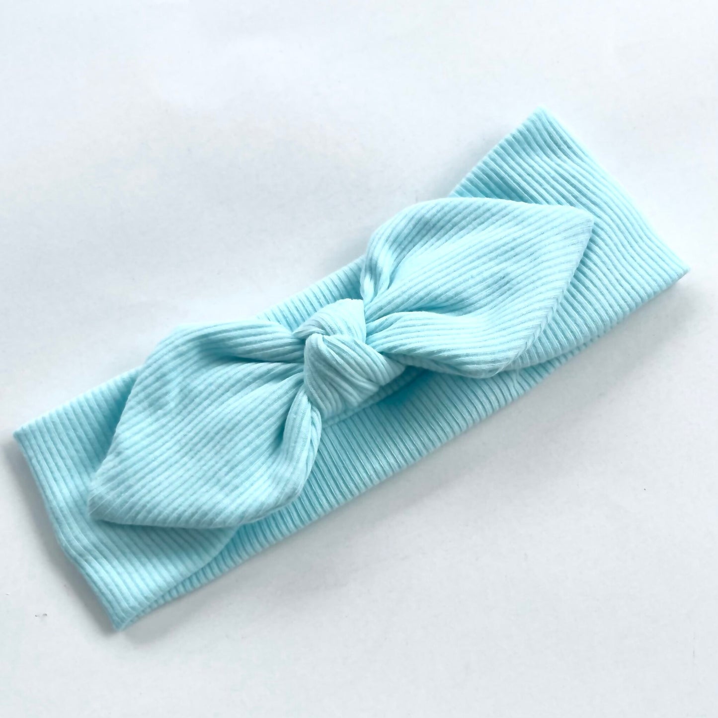 Plain colour classic bunny knot headband