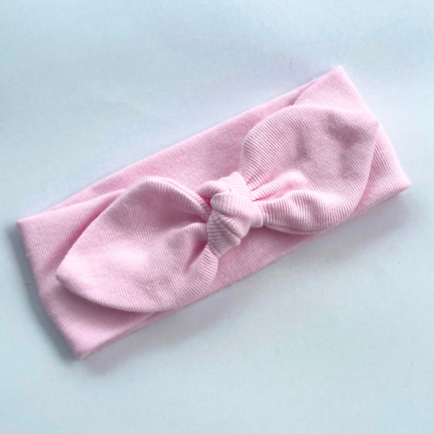 Plain colour classic bunny knot headband