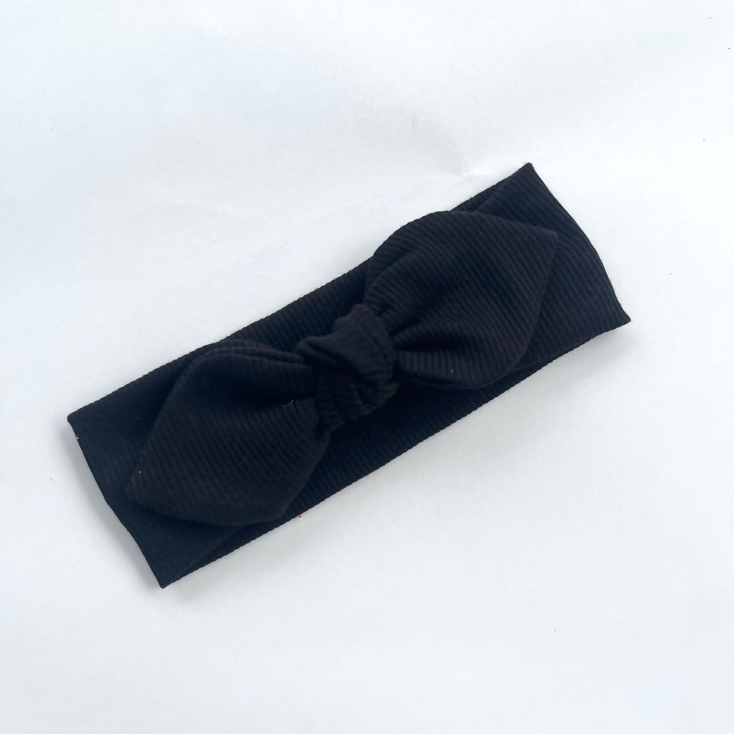 Plain colour classic bunny knot headband