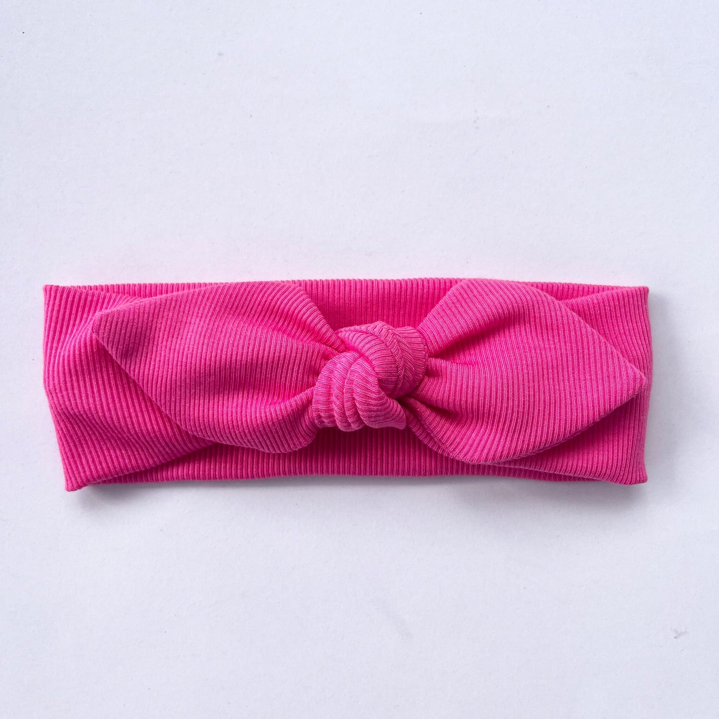 Plain colour classic bunny knot headband