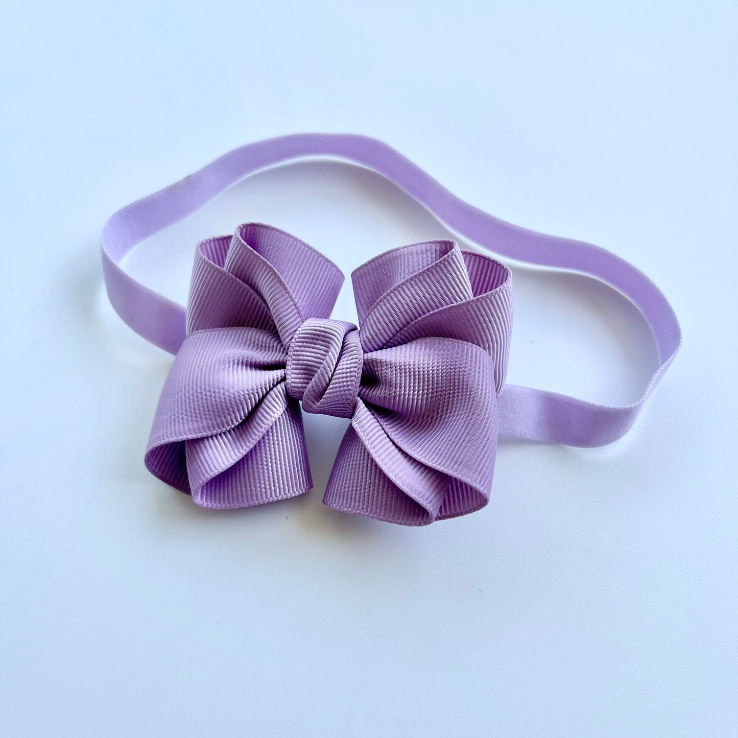 Blue, Green, Pink, Purple, Yellow & Peach Colour Twisted Ribbon Bow Headband